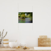 Fontaine de Vaucluse (Frankreich) Poster (Küche)