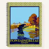 Fontainebleau Avon Frankreich Französischer Reisep Notizblock (Vorderseite)