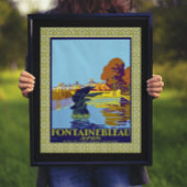 Fontainebleau Avon Frankreich Französisches Reisep Poster