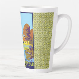 Fontainebleau Avon French Travel Poster Milchtasse