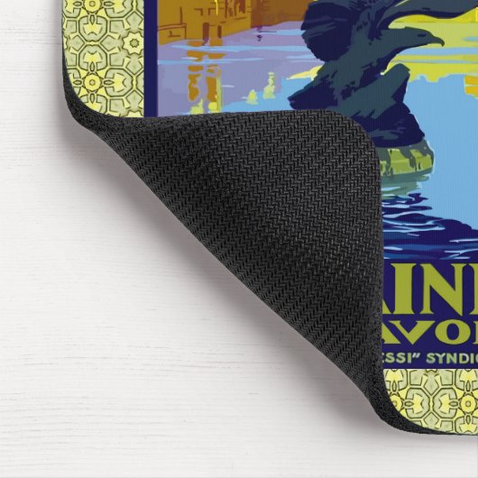 Fontainebleau Avon French Travel Poster Mousepad (Ecke)