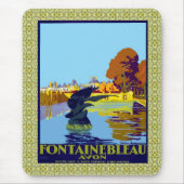 Fontainebleau Avon French Travel Poster Mousepad (Vorne)