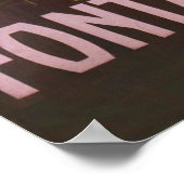 Fontainebleau Avon Station Uvale Vintage Travel Poster (Ecke)