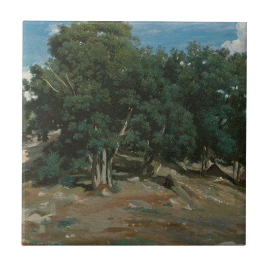 Fontainebleau-Eichen Fliese (Vorderseite)