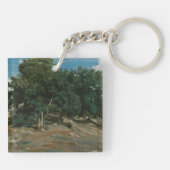 Fontainebleau-Eichen Schlüsselanhänger (Rückseite)