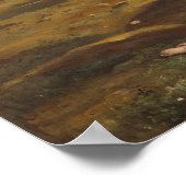 Fontainebleau - Jean-Baptiste - Corot Fine Art Pos Poster (Ecke)