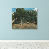 Fontainebleau Oak Trees Leinwanddruck (Insitu (Holzboden))