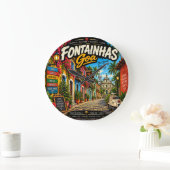 Fontainhas  große wanduhr (Zuhause)