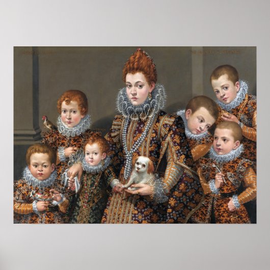 Fontana - Bianca Maselli und ihre sechs Kinder Poster (Vorne)