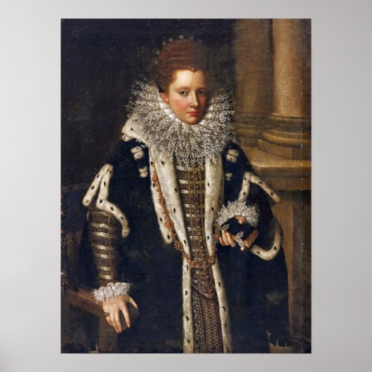 Fontana - Costanza Sforza von Santa Fiora Poster (Vorne)