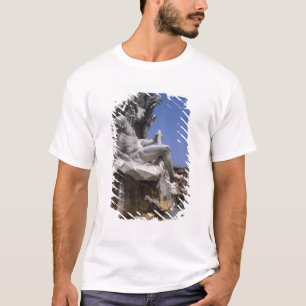 Fontana dei Quattro Fiumi, Piazza Navona, Rom, T-Shirt