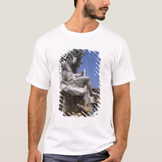Fontana dei Quattro Fiumi, Piazza Navona, Rom, T-Shirt (Vorderseite)