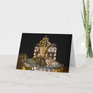 Fontana del Tritone, Rom, Italien - Karte