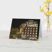 Fontana del Tritone, Rom, Italien - Karte (Gelbe Blume)