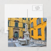 Fontana della Pupporona, Lucca, Italien Postkarte (Vorne/Hinten)