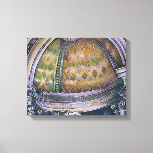 Fontana di Trevi Detail Leinwanddruck (Vorderseite)