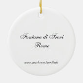 Fontana di Trevi Keramik Ornament (Hinten)