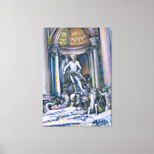 Fontana Di Trevi Leinwanddruck