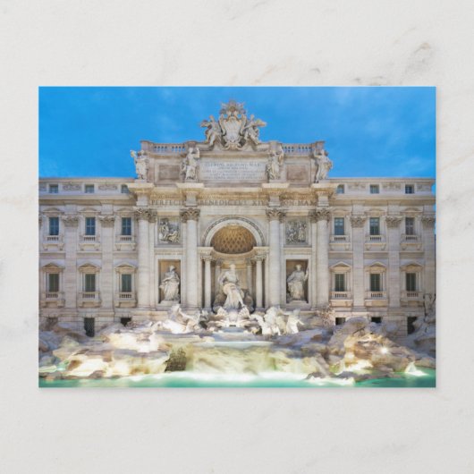 Fontana di Trevi Postkarte (Vorderseite)