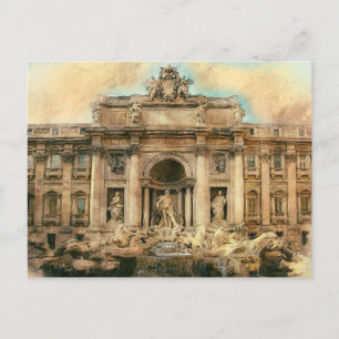 Fontana di Trevi Postkarte