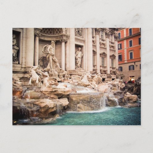 Fontana di Trevi, Rom Postkarte (Vorderseite)