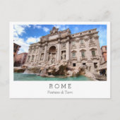 Fontana di Trevi, Rom Postkarte (Vorderseite)
