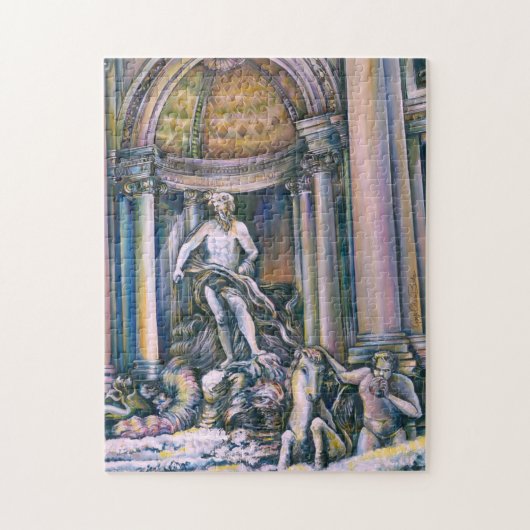 Fontana Di Trevi, Roma Puzzle (Vertikal)