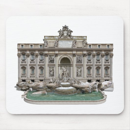Fontana di Trevi: Trevi-Brunnen: Modell 3D: Mousepad (Vorne)