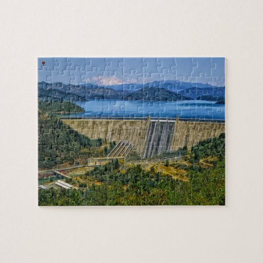 Fontana Falls North Carolina Puzzle (Horizontal)