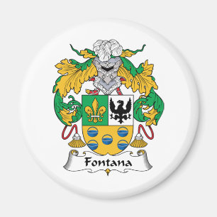 Fontana-Familienwappen Magnet