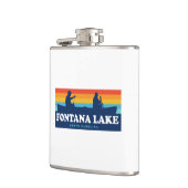 Fontana Lake North Carolina Canoe Flachmann (Links)