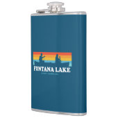 Fontana Lake North Carolina Canoe Flachmann (Links)