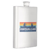 Fontana Lake North Carolina Canoe Flachmann (Rechts)