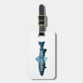 Fontana Lake North Carolina Fish Gepäckanhänger (Vorderseite vertikal)