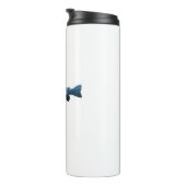 Fontana Lake North Carolina Fish Thermosbecher (Nach rechts gedreht)