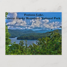 Fontana-See, Große Smoky-Berge Postkarte
