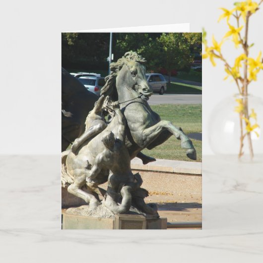 Fontänen in Kansas City Karte (Gelbe Blume)