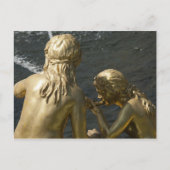 Fontanstatue Postkarte (Vorderseite)