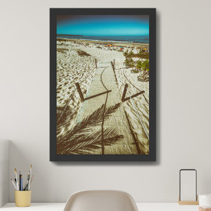 Fonte da Telha Beach in Costa da Caparica Küste. Fotodruck