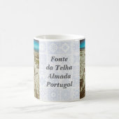 Fonte da Telha Beach in Costa da Caparica Küste. Kaffeetasse (Mittel)