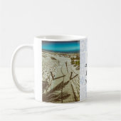 Fonte da Telha Beach in Costa da Caparica Küste. Kaffeetasse (Links)