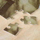Fonte da Telha Beach in Costa da Caparica Küste. Puzzle (Seite)