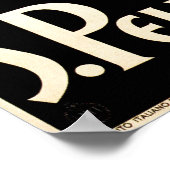 Fonte De Salute S. PELLEGRINO Water und Vintag Poster (Ecke)