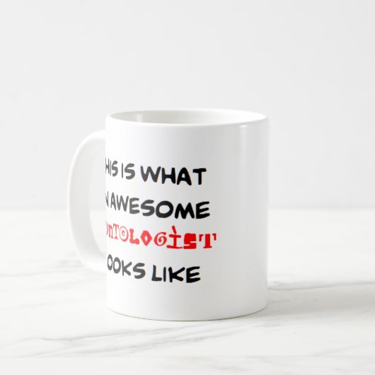 Fontologe, phantastisch kaffeetasse (Vorderseite Links)