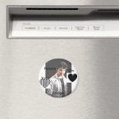 FONZIE2, heart, gg, Fonzie, On , Your, Kühlschrank Magnet (In Situ (Geschirrspüler))