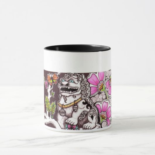Foo Dog Garden Tasse (Zentrum)