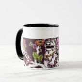 Foo Dog Garden Tasse (Vorderseite Links)