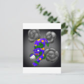 Foo Dog Postkarte (Stehend Vorderseite)