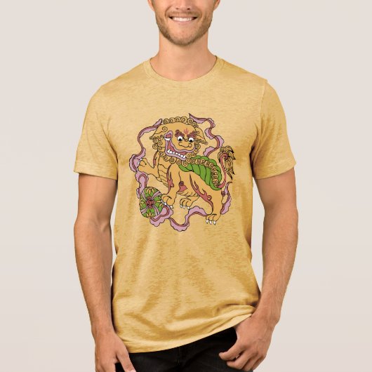 Foo Dog Tri-Blend Shirt (Vorderseite)