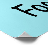 Food Allergity Awareness Butterfly Poster (Ecke)